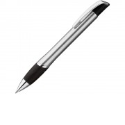 Ручка шариковая металлическая OPERA, синий, 1мм, серебристый