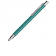 Металлическая автоматическая шариковая ручка Groove, бирюзовый