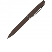 Ручка металлическая шариковая Portofino, софт-тач, 1.0 мм, коричневый