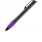 Ручка шариковая металлическая OPERA M, фиолетовый/черный