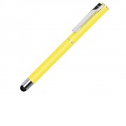 Ручка металлическая стилус-роллер STRAIGHT SI R TOUCH, желтый