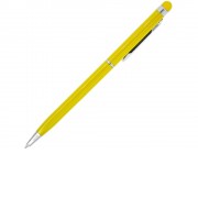Ручка-стилус металлическая шариковая BAUME, желтый