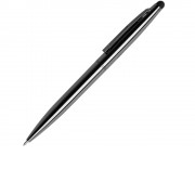 Ручка шариковая металлическая поворотная Glory со стилусом, gun