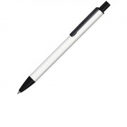 Ручка шариковая металлическая Groove M, белый