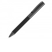 Ручка металлическая шариковая из сетки MESH, стальной/черный