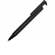 Ручка-подставка металлическая, Кипер Q, черный