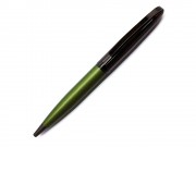 Ручка шариковая Pierre Cardin NOUVELLE, цвет - черненая сталь и зелёный. Упаковка E.
