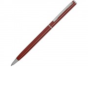 Ручка металлическая шариковая Атриум, бордовый