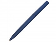 Шариковая металлическая ручка Minimalist софт-тач, темно-синяя