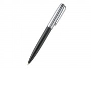 Ручка металлическая шариковая Napoli, черный/серебристый