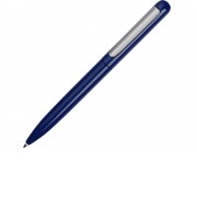 Ручка металлическая шариковая Skate, темно-синий/серебристый