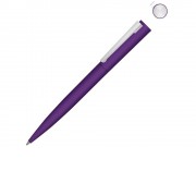 Металлическая шариковая ручка soft touch Brush gum, фиолетовый