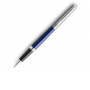 Ручка роллер Waterman Hemisphere Entry Point Stainless Steel with Blue Lacquer в подарочной упаковке