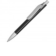 Ручка металлическая шариковая Large, черный/серебристый