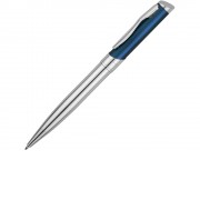 Ручка шариковая Глазго, серебристый/синий (P)