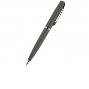 Ручка Sienna шариковая автоматическая, серый металлический корпус, 1.0 мм, синяя