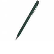 Ручка Palermo шариковая автоматическая, зеленый металлический корпус, 0,7 мм, синяя