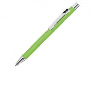 Ручка шариковая металлическая Straight SI, зеленое яблоко