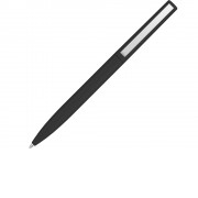 Шариковая ручка  Bright F Gum soft-touch, черный