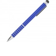 Ручка-стилус металлическая шариковая CANAIMA, королевский синий