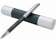 Ручка шариковая Winona в подарочной цилиндрической коробке, черные чернила