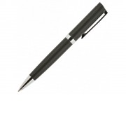 Ручкa BrunoVisconti шариковая автоматическая 1мм синяя Milano Graphite (черный металлический корпус)