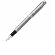 Ручка-роллер Parker IM Stainless Steel CT, стержень: F, цвет чернил: black, в подарочной упаковке