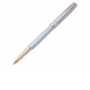 Ручка перьевая Pierre Cardin SHINE. Цвет - серебристый. Упаковка B-1