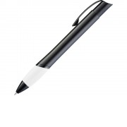 Ручка шариковая металлическая OPERA M, белый/черный