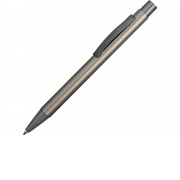 Ручка металлическая soft-touch шариковая Tender, серо-стальной