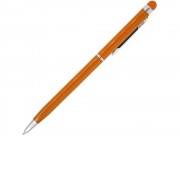 Ручка-стилус металлическая шариковая BAUME, апельсин