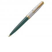 Шариковая ручка Parker 51 Premium Forest Green GT стержень: M, цвет чернил: black, в подарочной упаковке.