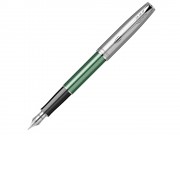 Перьевая ручка Parker Sonnet Essentials Green SB Steel CT, перо: F, цвет чернил: black, в подарочной упаковке.