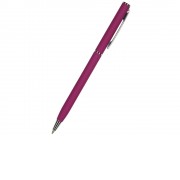 Ручка Palermo шариковая автоматическая, бордовый металлический корпус, 0,7 мм, синяя