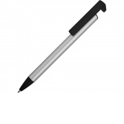 Ручка-подставка шариковая Кипер Металл, серебристый