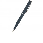 Ручка Sienna шариковая автоматическая, синий металлический корпус, 1.0 мм, синяя