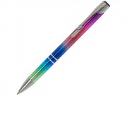 Ручка металлическая шариковая Legend Rainbow, мультицвет