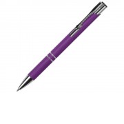 Ручка металлическая шариковая Legend Gum софт-тач, фиолетовый