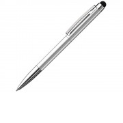 Металлическая шариковая ручка Slide Touch, серебристый