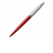 Шариковая ручка Parker Jotter Essential, Kensington Red CT, стержень: M, цвет чернил : blue или blac