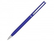 Ручка металлическая шариковая Slim, синий