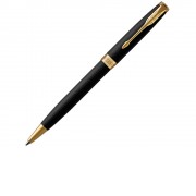 Ручка шариковая Parker Sonnet Core Matte Black GT, черный/золотистый