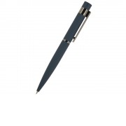 Ручка Verona шариковая автоматическая, синий металлический корпус 1.0 мм, синяя