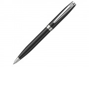 Ручка шариковая Pierre Cardin LEO 750. Цвет — черный. Упаковка Е-2.