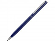 Ручка металлическая шариковая Атриум, ярко-синий
