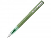 Перьевая ручка Parker Vector XL Green CT, цвет чернил blue, перо: F, в подарочной упаковке.