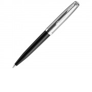 Шариковая ручка Parker 51 CORE BLACK CT, стержень: M, цвет чернил: black, в подарочной упаковке.