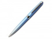 Ручка шариковая Pierre Cardin TENDRESSE, цвет - серебряный и голубой. Упаковка E.