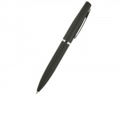 Ручка Portofino шариковая  автоматическая, черный металлический корпус, 1,0 мм, синяя