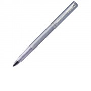 Ручка-роллер Parker Vector XL Silver Blue CT, цвет чернил black, стержень: F, в подарочной упаковке.
